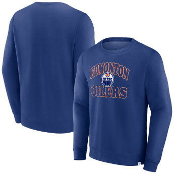 Edmonton Oilers мъжки суитшърт Fleece Crew
