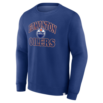 Edmonton Oilers мъжки суитшърт Fleece Crew