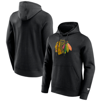Chicago Blackhawks мъжки суитшърт с качулка Primary Logo Graphic Hoodie black