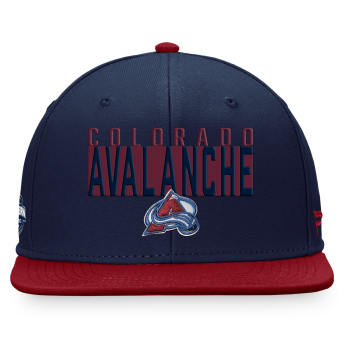 Colorado Avalanche шапка с козирка flat Fundamental Color Blocked Snapback