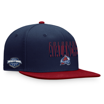 Colorado Avalanche шапка с козирка flat Fundamental Color Blocked Snapback