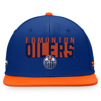 Edmonton Oilers шапка с козирка flat Fundamental Color Blocked Snapback