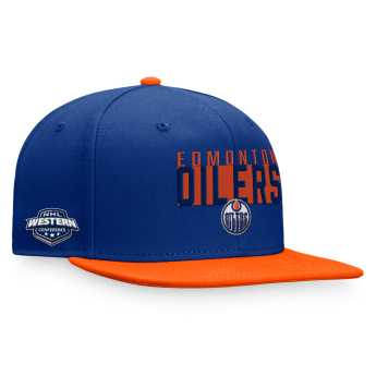 Edmonton Oilers шапка с козирка flat Fundamental Color Blocked Snapback