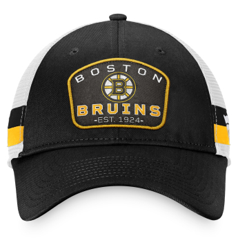 Boston Bruins баскетболна шапка с козирка Fundamental Structured Trucker
