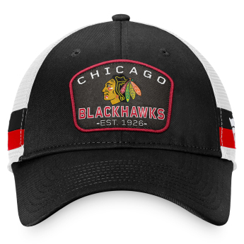 Chicago Blackhawks баскетболна шапка с козирка Fundamental Structured Trucker