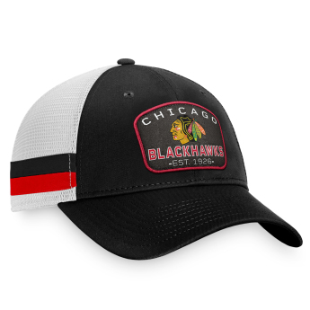 Chicago Blackhawks баскетболна шапка с козирка Fundamental Structured Trucker