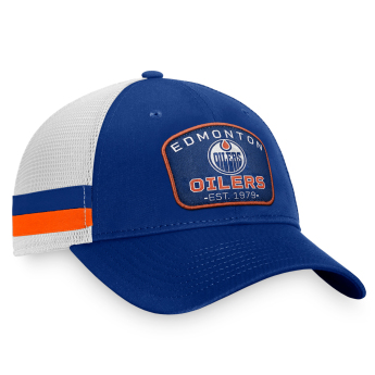 Edmonton Oilers баскетболна шапка с козирка Fundamental Structured Trucker