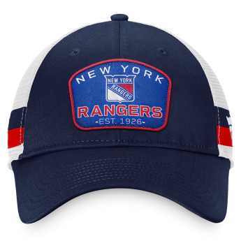 New York Rangers баскетболна шапка с козирка Fundamental Structured Trucker