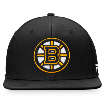 Boston Bruins шапка с козирка flat Core Snapback black