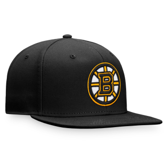 Boston Bruins шапка с козирка flat Core Snapback black