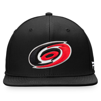 Carolina Hurricanes шапка с козирка flat Core Snapback black