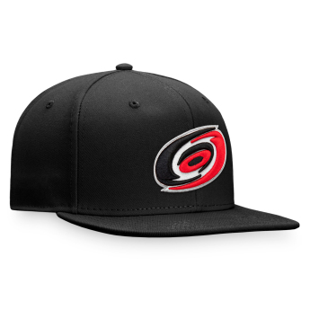Carolina Hurricanes шапка с козирка flat Core Snapback black