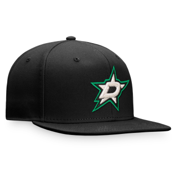 Dallas Stars шапка с козирка flat Core Snapback black