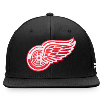 Detroit Red Wings шапка с козирка flat Core Snapback black