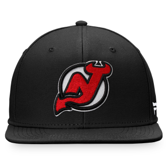 New Jersey Devils шапка с козирка flat Core Snapback black