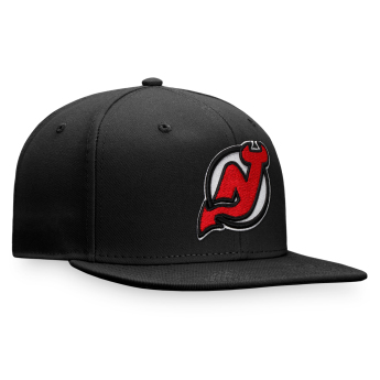 New Jersey Devils шапка с козирка flat Core Snapback black