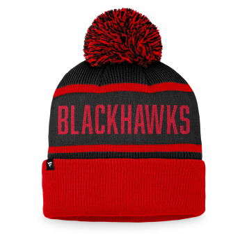 Chicago Blackhawks зимна шапка Heritage Beanie Cuff with Pom