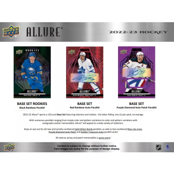 NHL кутии хокей карти NHL 2022-23 Upper Deck Allure Hobby Box