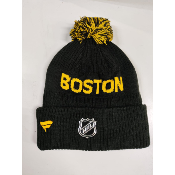 Boston Bruins детска зимна шапка Cufed Knit With Pom