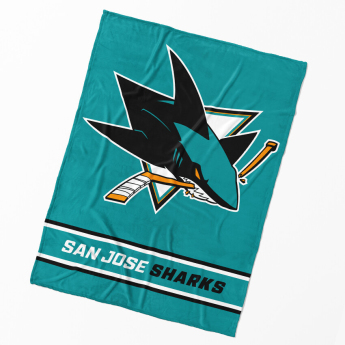 San Jose Sharks поларено одеяло Essential 150x200 cm