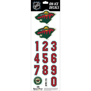 Minnesota Wild стикери за каска Decals