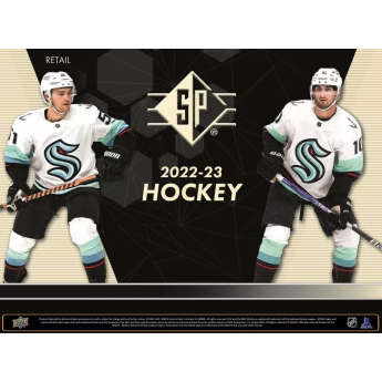 NHL кутии хокей карти NHL 2022-23 Upper Deck SP Hockey Blaster Box