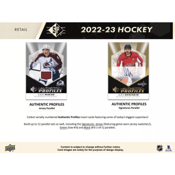 NHL кутии хокей карти NHL 2022-23 Upper Deck SP Hockey Blaster Box