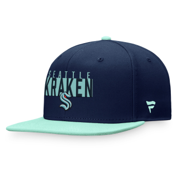 Seattle Kraken шапка с козирка flat Fundamental Color Blocked Snapback