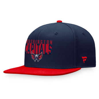 Washington Capitals шапка с козирка flat Fundamental Color Blocked Snapback