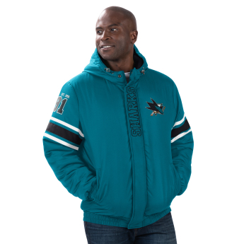 San Jose Sharks мъжко яке с качулка Tight End Winter Jacket