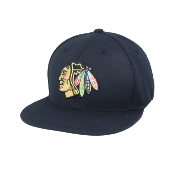 Chicago Blackhawks шапка с козирка flat 400 Series Black