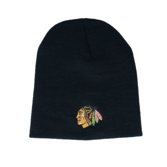 Chicago Blackhawks зимна шапка Cuffless Knit Black