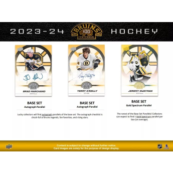 NHL кутии хокей карти NHL 2023-24 Upper Deck Boston Bruins Centennial Box Set