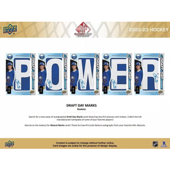NHL кутии хокей карти NHL 2022-23 Upper Deck SP Game Used Hobby Box