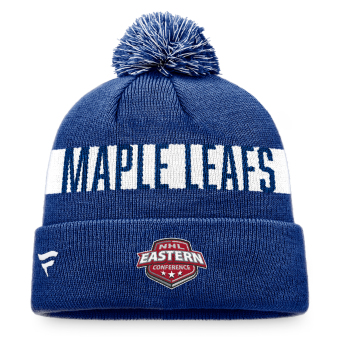 Toronto Maple Leafs зимна шапка Fundamental Beanie Cuff with Pom