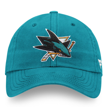San Jose Sharks баскетболна шапка с козирка NHL Core Blue Curved Unstructured