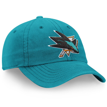 San Jose Sharks баскетболна шапка с козирка NHL Core Blue Curved Unstructured