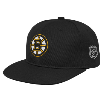Boston Bruins детска шапка с  козирка flat Logo Flatbrim Snapback