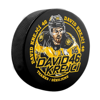 Boston Bruins шайба David Krejčí #46 Exclusive Collection