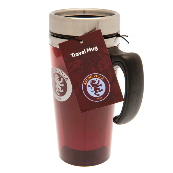 Aston Villa чаша за пътуване Handled Travel Mug