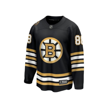 Boston Bruins детска хокейна фланелка David Pastrnak #88 black 100th Anniversary Premier Breakaway Jersey