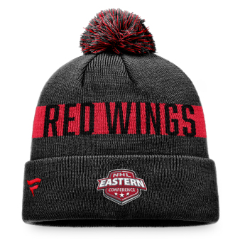 Detroit Red Wings зимна шапка Fundamental Beanie Cuff with Pom
