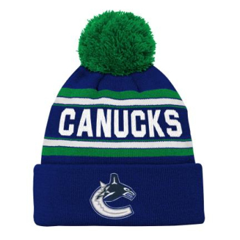 Vancouver Canucks детска зимна шапка Wordmark Cuffed Pom