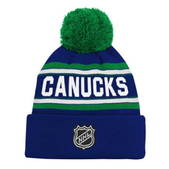 Vancouver Canucks детска зимна шапка Wordmark Cuffed Pom