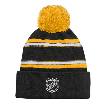 Boston Bruins детска зимна шапка Jacquard Cuffed Knit With Pom