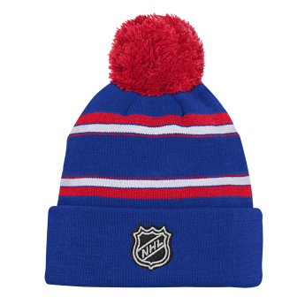 New York Rangers детска зимна шапка Jacquard Cuffed Knit With Pom