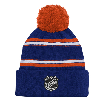 Edmonton Oilers детска зимна шапка Jacquard Cuffed Knit With Pom