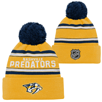 Nashville Predators детска зимна шапка Jacquard Cuffed Knit With Pom