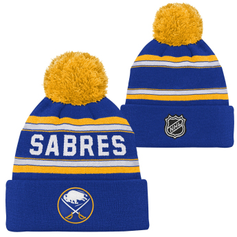 Buffalo Sabres детска зимна шапка Jacquard Cuffed Knit With Pom