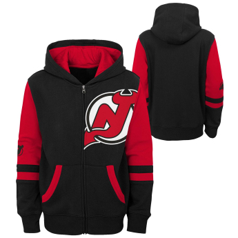 New Jersey Devils детски суитшърт с качулка faceoff colorblocked fleece full-zip